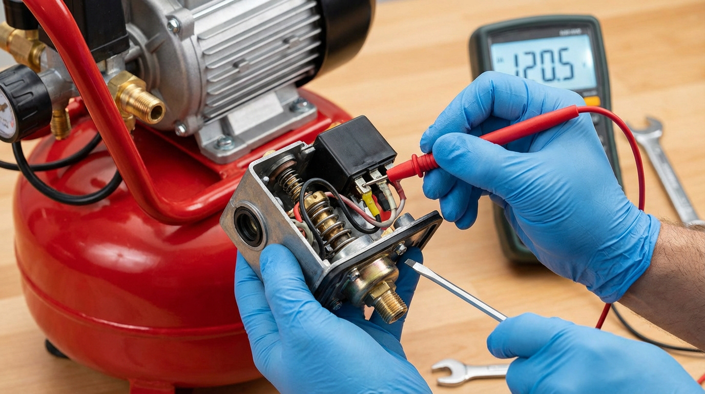 Lire la suite à propos de l’article Gérer un problème de pressostat sur votre compresseur